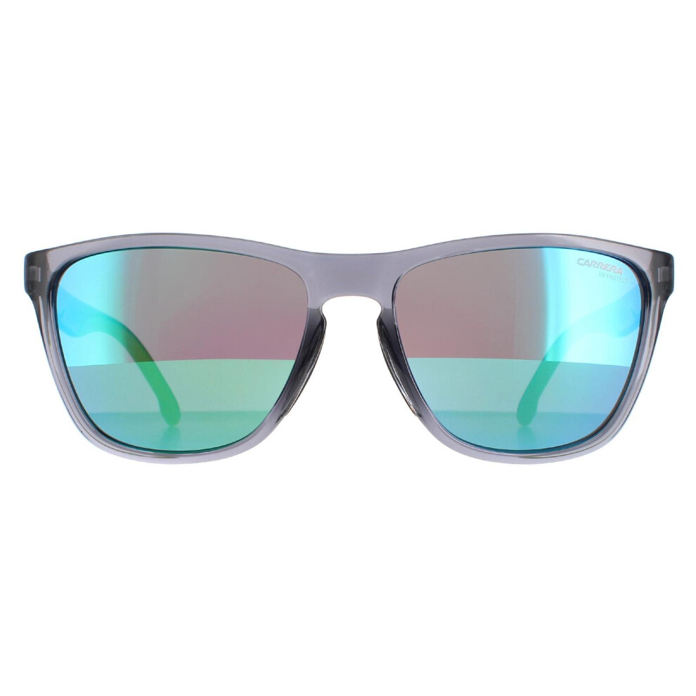 Carrera Sunglasses 8058/S KB7 Z9 Grey Green Multilayer Mirror