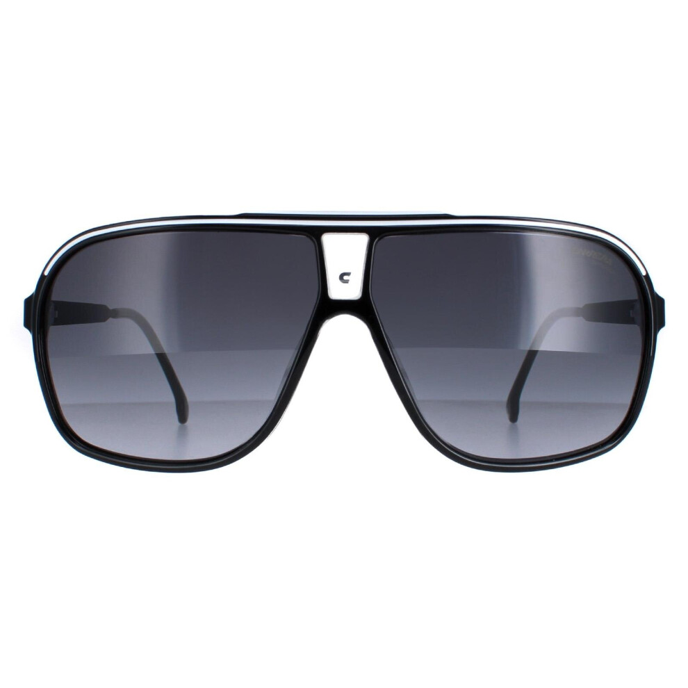 Carrera Sunglasses Grand Prix 3 80S/9O Black and White Grey Gradient