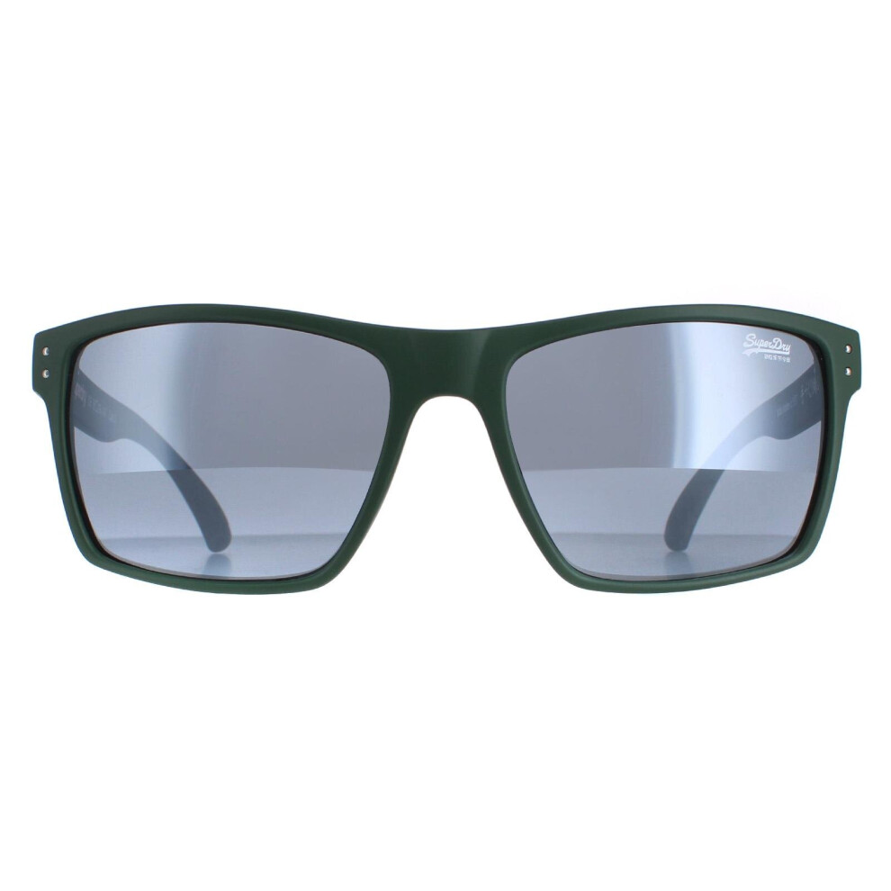 Superdry Sunglasses Kobe Sds 107 Matte Rubberised Green Grey Green,Grey
