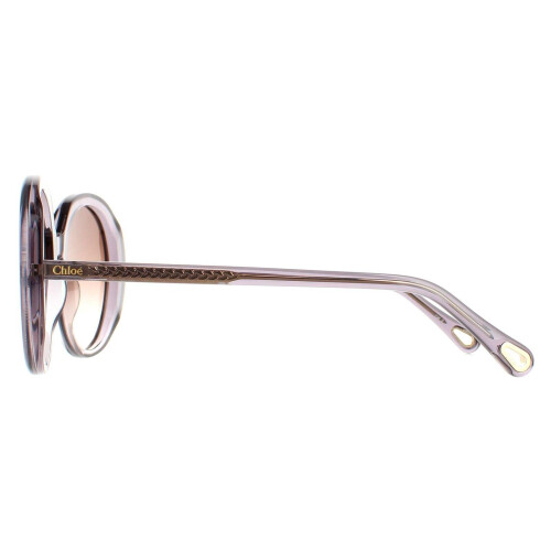 Chloe Chloe Sunglasses CH0007S 003 Transparent Grey Brown Gradient 2