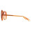 Chloe Chloe Sunglasses CH0007S 001 Transparent Dark Orange Orange Gradient 3