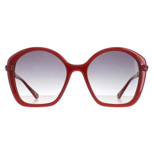 Chloe Chloe Sunglasses CH0003S 003 Dark Orange  Grey Gradient