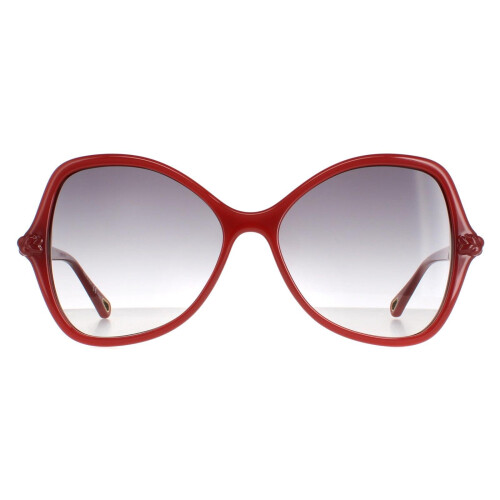Chloe Chloe Sunglasses CH0001S 004 Dark Orange  Grey Gradient
