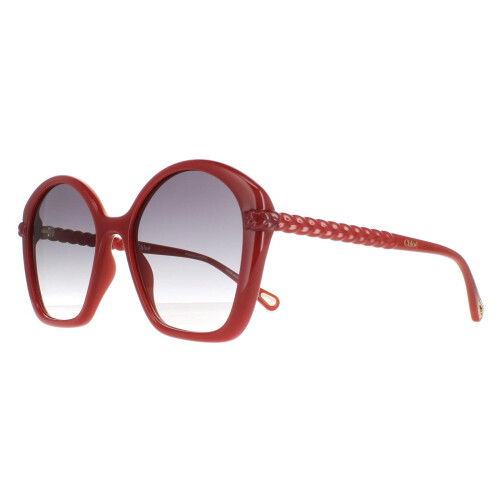 Chloe Chloe Sunglasses CH0003S 003 Dark Orange  Grey Gradient 1
