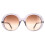 Chloe Chloe Sunglasses CH0007S 003 Transparent Grey Brown Gradient 1
