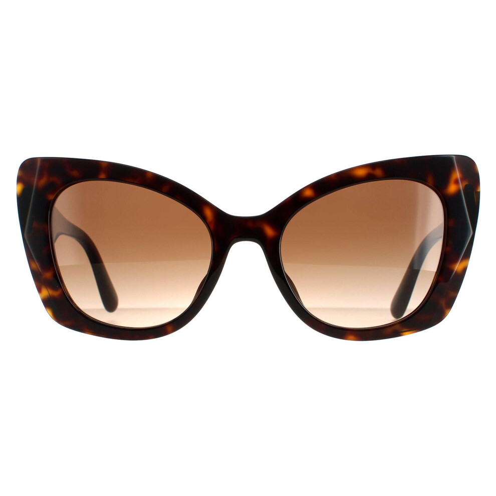 Dolce & Gabbana Sunglasses Dg4405f 502/13 Dark Havana Gradient Brown
