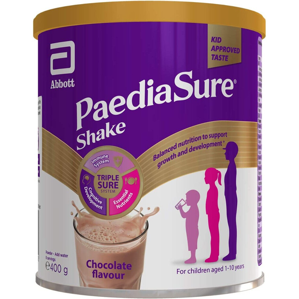 PaediaSure Shake Balanced Nutritional Supplement Drink, Multivitamin for Kids with Protein, Carbohydrates, Essential Fatty Acids and Minerals