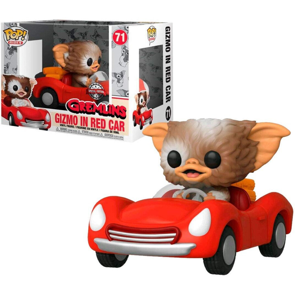 Funko Pop Rides: Gremlins - Gizmo In Red Car #71 Exclusive