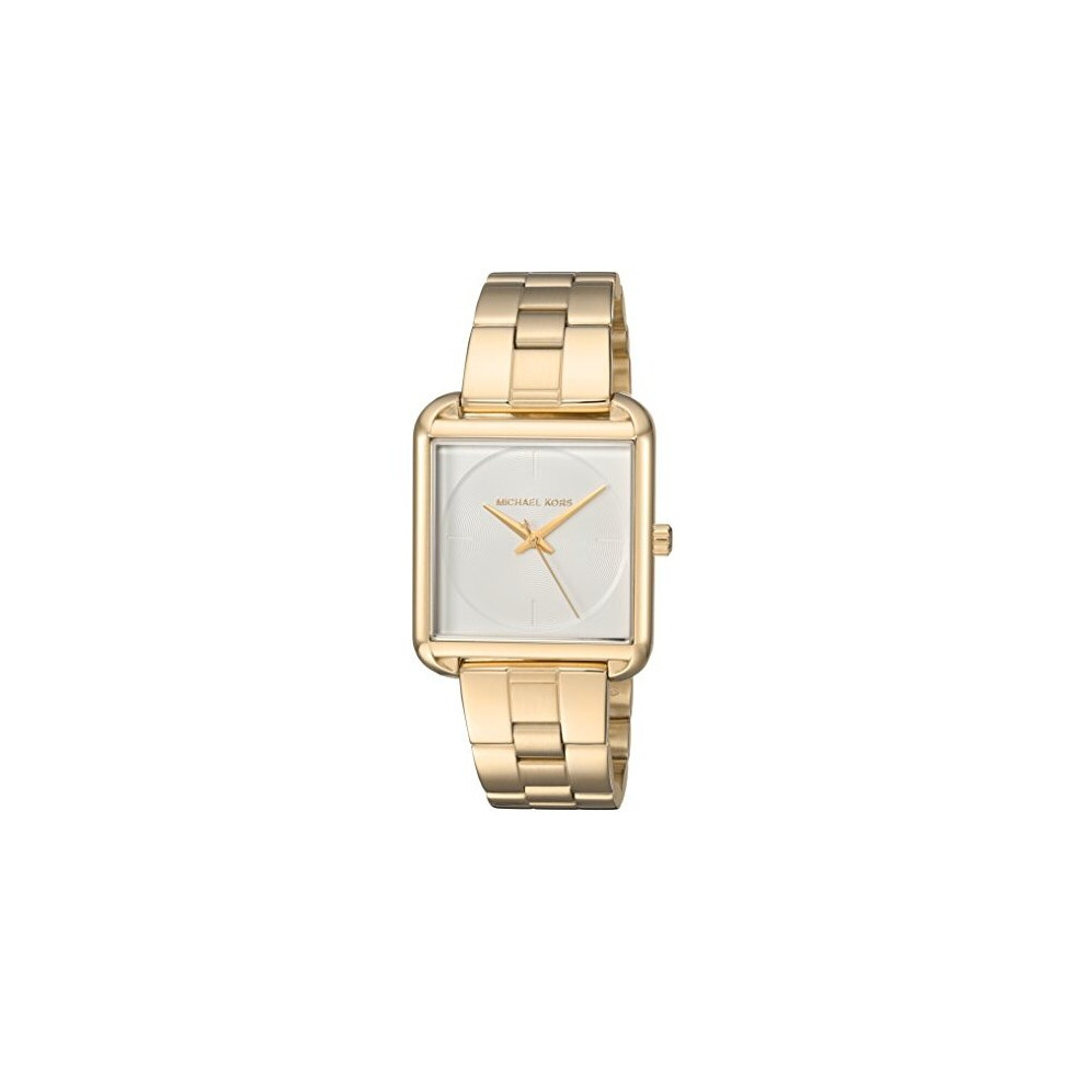 Montre femme Michael Kors Lake Gold-Tone Mk3644 - cadran ornée de cristaux, mouvement quartz, étanche 50 m, bracelet acier doré