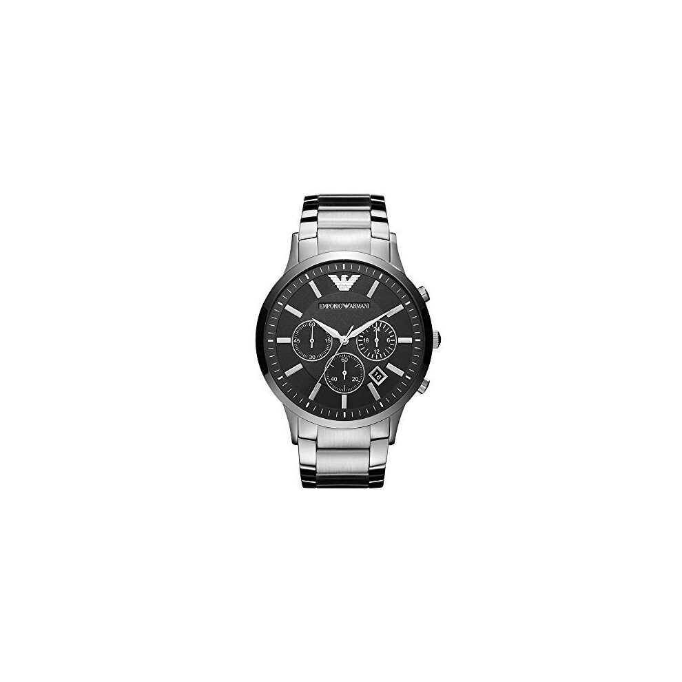 Emporio Armani Mens Ar2460 Dress Silver Watch