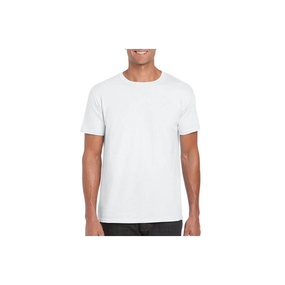 Gildan 2327324 White First Quality Adult T-Shirt, Large - Case of 12