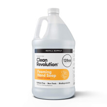 Repuesto de Jabón Espumoso Clean Revolution, Fórmula Lista para Usar, Fragancia Cítrica, Sin Gluten, 128 Fl. Oz