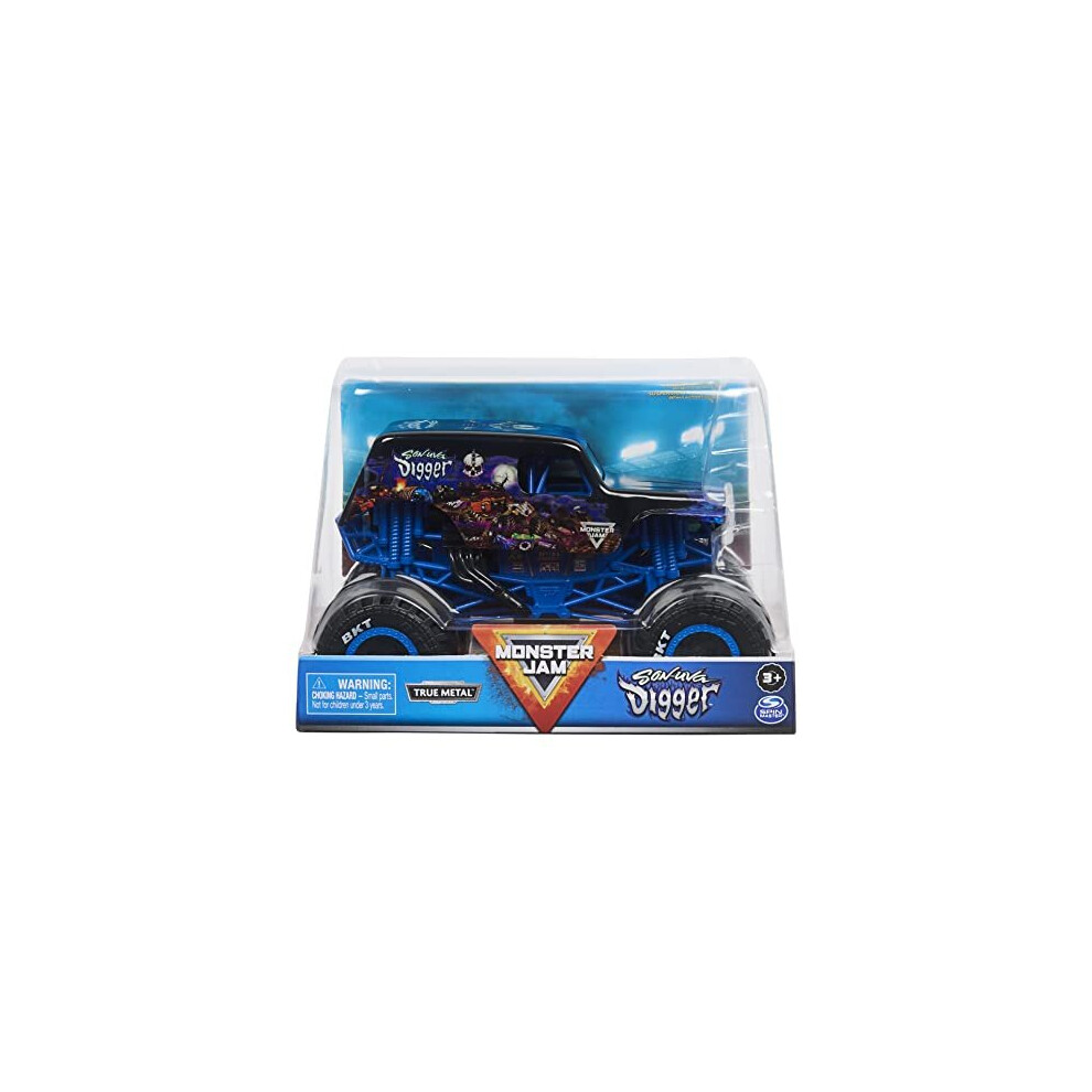 Monster Jam, Official Son-Uva Digger Monster Truck, Collector Die-Cast Vehicle, 1:24 Scale