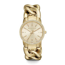 Montre femme Michael Kors Lady Nini - quartz, bracelet acier doré, 18 mm, modèle Mk3235