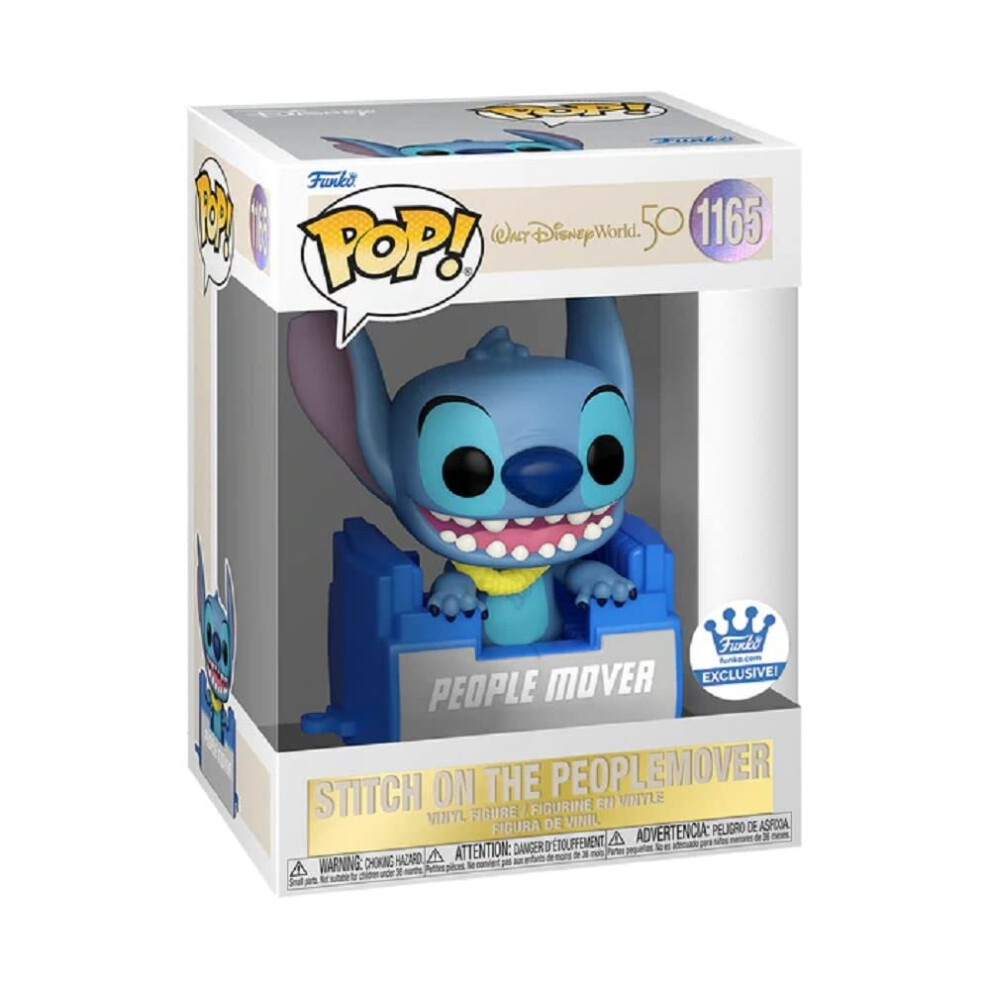 Funko Pop Disney: Stitch On The Peoplemover - Walt Disney World 50Th