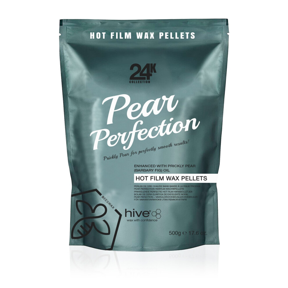Hive Of Beauty 24k Collection Pear Perfection Hot Film Wax Pellets 500g