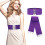 Ze Enzo (S, Purple) Enzo Womens Elasticated Belts 4