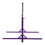 (Purple) Gymnastics Bar Adjustable Horizontal Kip High Bars 3