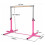 (Pink) Gymnastics Bar Adjustable Horizontal Kip High Bars 4