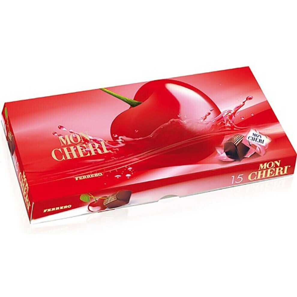 Ferrero-Roche Ferrero Mon Cheri Chocolates Cherry Licor 15 Pieces 158G