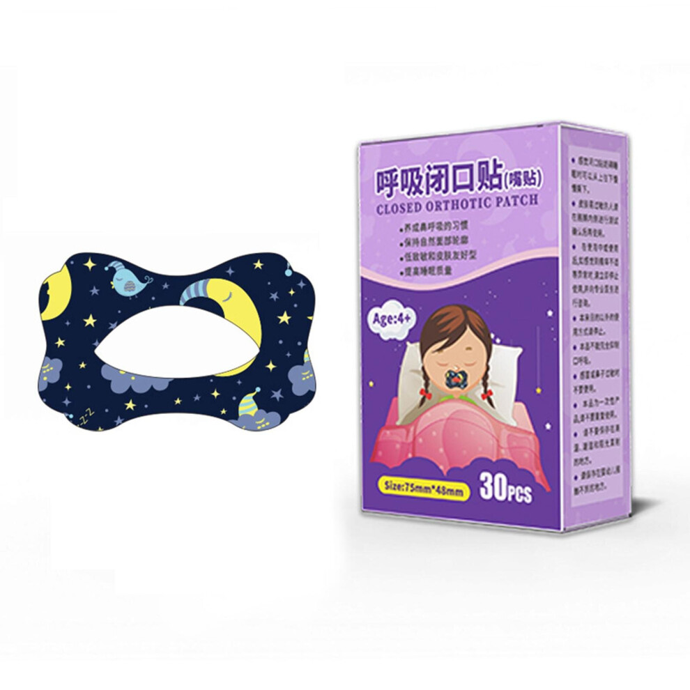Xylfly 30Pcs/Box Anti-Snoring Stickers Stop Snoring Artifact Mouth Tape Ease Sleep Children Adult Lip Nose Breathing Improving Patch