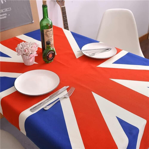 Große Union Jack Tischdecke King Charles Krönung Tischdecke