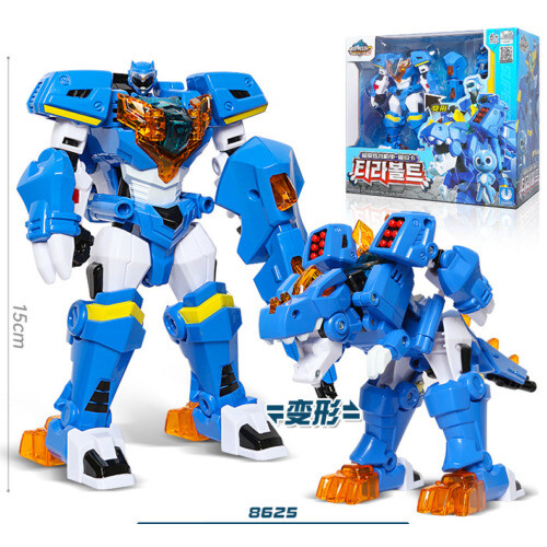 (4) Miniforce Super Dino Power 2 Mecha Ranger Set Mini Figure Robot-Bolt Toys Gift