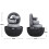 Living And Home Garden Fountain Resin Water Feature with LED Light 6