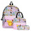 (04, 3PCS) Pokémon Pikachu Backpack Lunch Bag Pencil Case Set Kids Gift 1