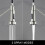 Kitchen Taps, Low Lead Commercial Solid Brass Single Handle Single Lever Pull Down Sprayer Spring Kitchen 9