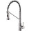 Kitchen Taps, Low Lead Commercial Solid Brass Single Handle Single Lever Pull Down Sprayer Spring Kitchen 1