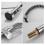Kitchen Taps, Low Lead Commercial Solid Brass Single Handle Single Lever Pull Down Sprayer Spring Kitchen 10