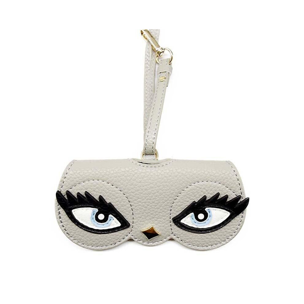 (A) Glasses Storage Bag Pu Leather Eyeglass Case Portable Funny Sunglasses Box