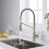 Kitchen Taps, Low Lead Commercial Solid Brass Single Handle Single Lever Pull Down Sprayer Spring Kitchen 7