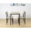 5pcs Dining Set Table in OAK - TAVOLO 4
