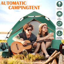 2~3 Man Person Family Camping Waterproof Pop-Up Tent Double Layer