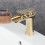 (Gold) Bathroom Basin Waterfall Faucet Mixer Taps 4