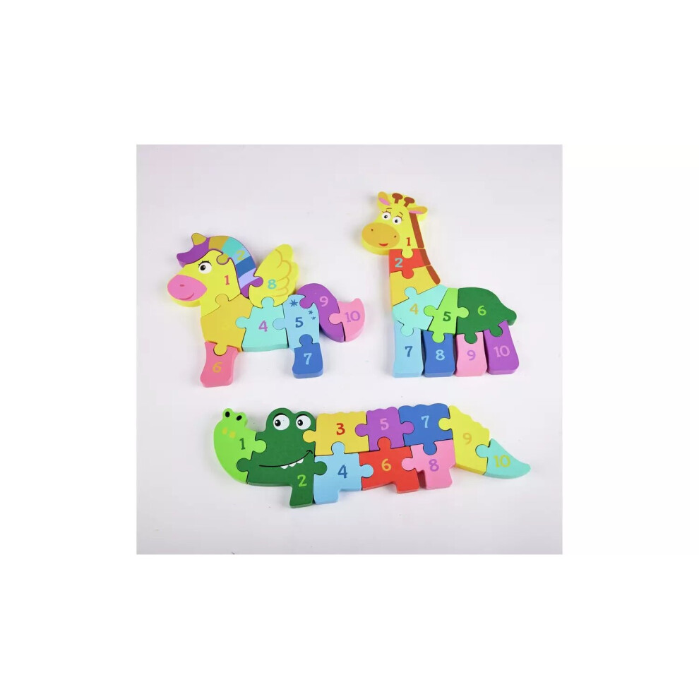 Chad Valley Wooden Animal Kids Jigsaw Puzzle