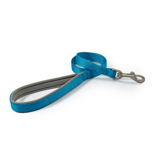 Ancol Ancol Padded Nylon Lead Blue 1m x 12mm