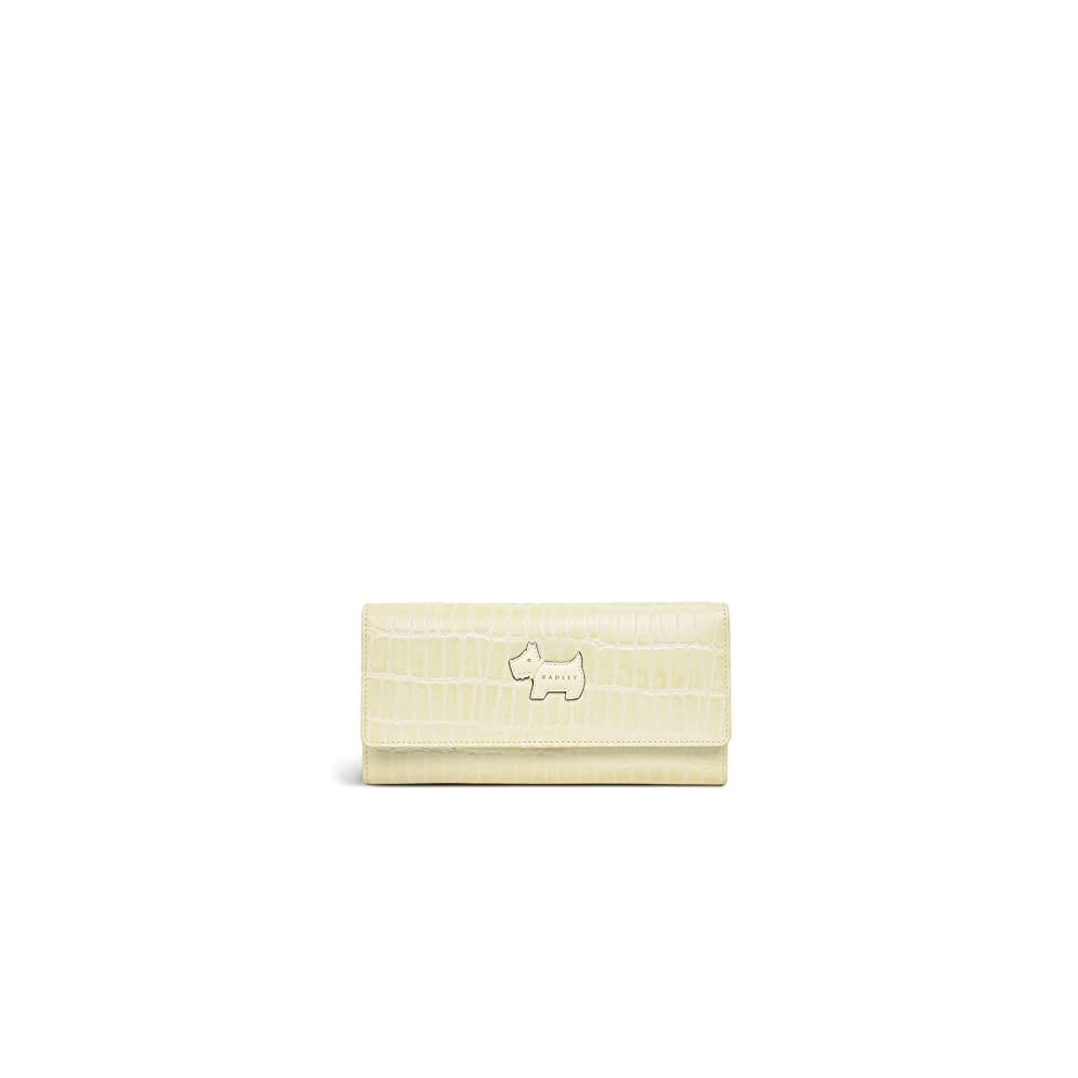 Radley Heritage - Faux Croc Large Flapover Matinee Purse In Oyster Not,Specified