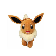(23cm) 12" Pokemon Eevee Large Plush Stuffed Animal Soft Toy Gift for Kids