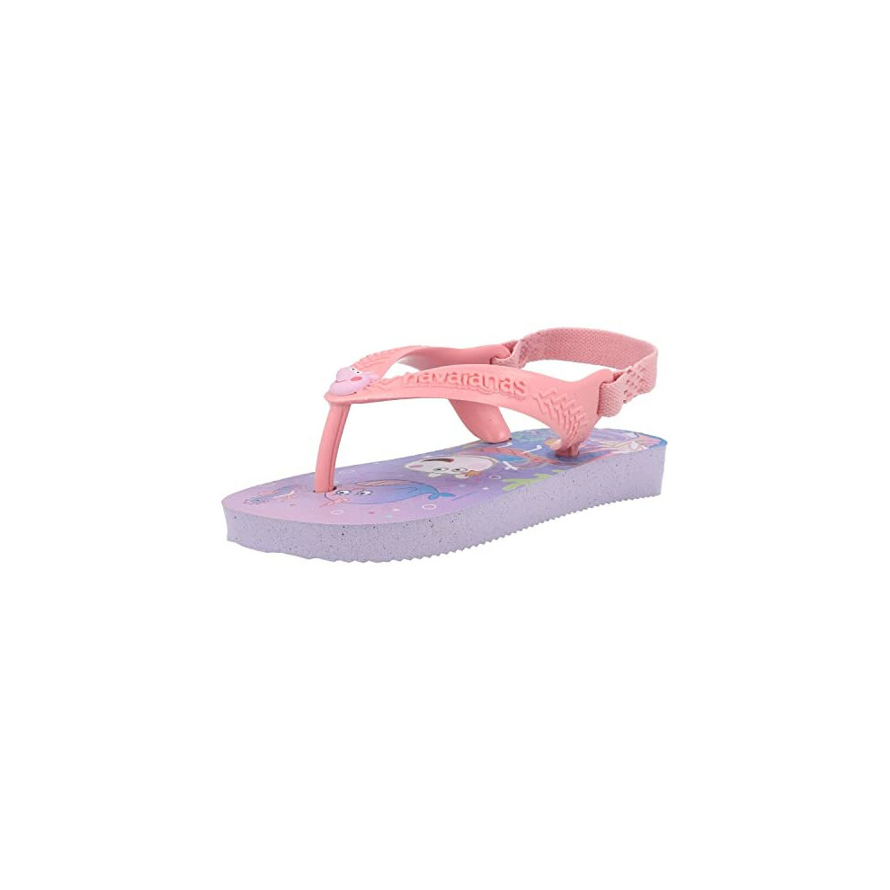 Havaianas Unisex Baby Peppa Pig Flip-Flop, Quiet Lilac, 1/2 UK Child