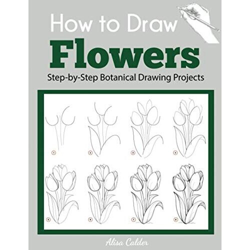 How to Draw Flowers: Step-by-Step Botanical Drawing Projects (Beginner Drawing Guides)