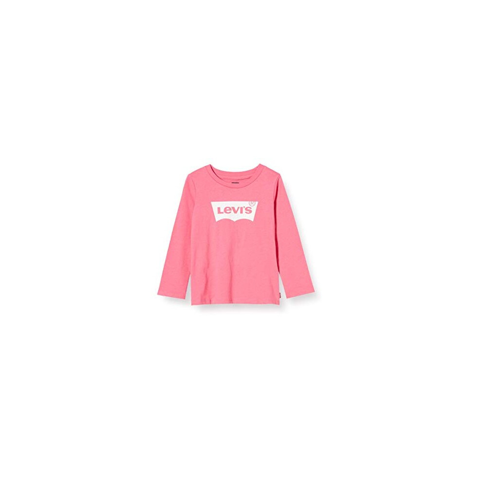 Levi's Kids Baby Girls T-Shirt Lvg L/S Batwing Tee Camellia Rose 18 Months