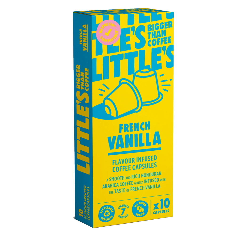 Little's French Vanilla Flavour NespressoÂ® Compatible Coffee 10