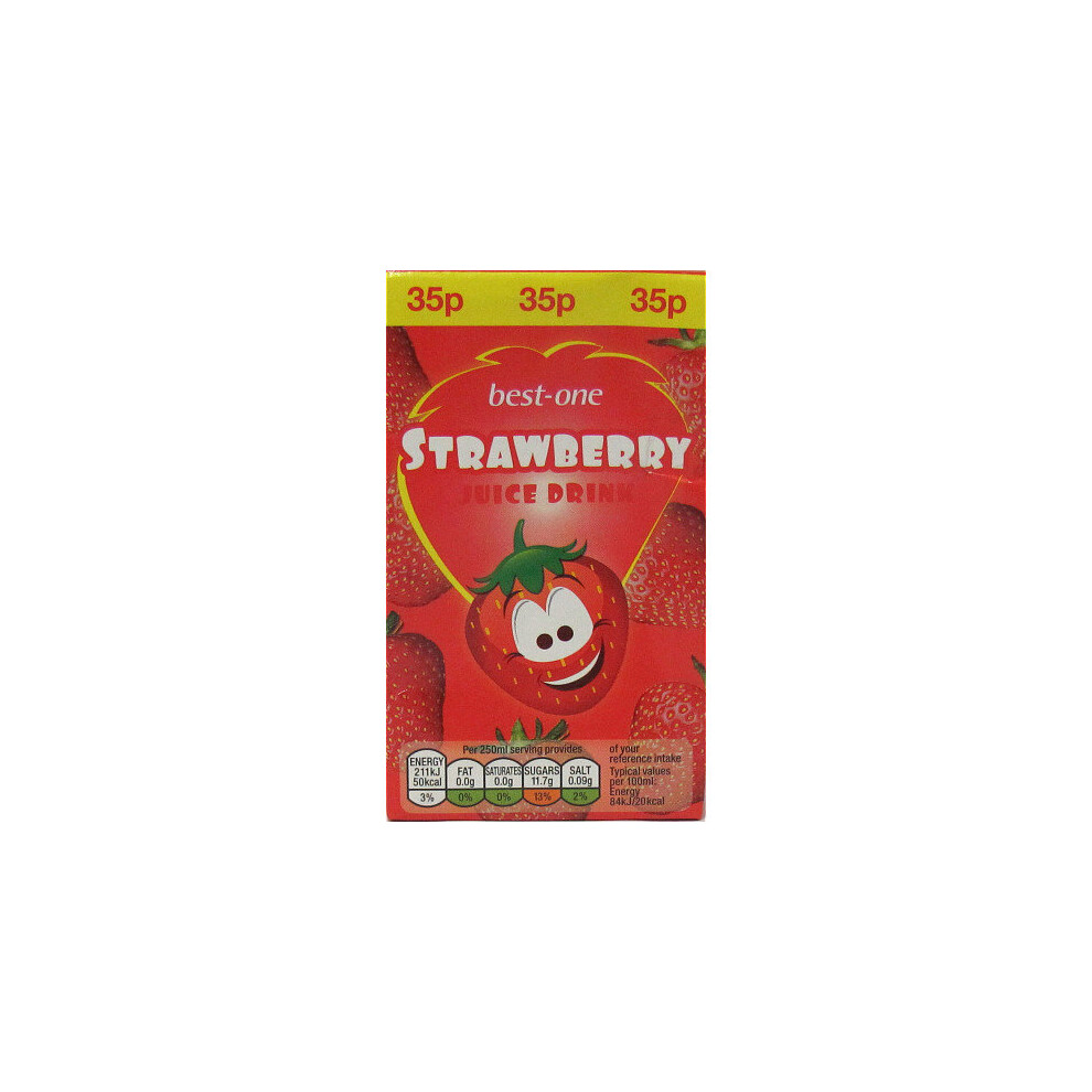 Bestone Strawberry Juice Drink 250ml (Pack of 27)