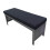 (Grey) Patio Rattan Bench Seat with Cushion 1