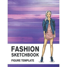 Fashion Sketchbook Figure Template: 430 Large Female Figure Template for Easily Sketching Your Fashion Design Styles and Building Your Portfolio: 2
