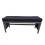 (Grey) Patio Rattan Bench Seat with Cushion 5