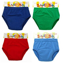 Bright Bots Reuseable Potty Training Pants 4pk (Ex Large, Boys)